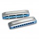 Seydel 1847 Session Steel Blues Harmonica, Bb Summer Edition 2021, Front and Back
