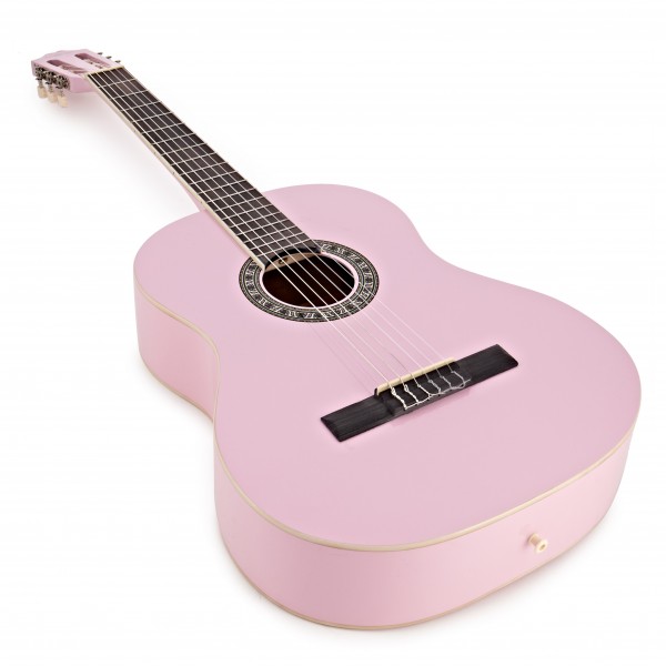 Classical Guitar Pack, Pink, by Gear4music