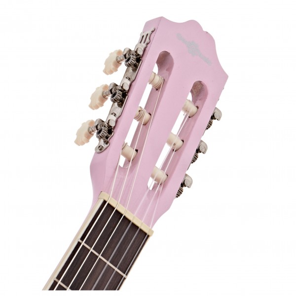 Classical Guitar Pack, Pink, by Gear4music