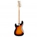 Squier Affinity Precision Bass PJ Pack LRL, 3-Color Sunburst back