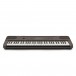 Yamaha PSR E360 Portable Keyboard, Dark Walnut, front