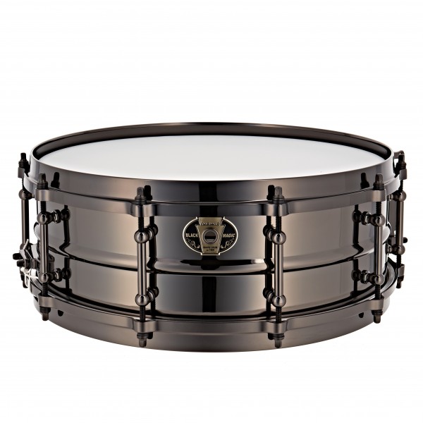 Ludwig 14'' x 5.5'' Black Magic Beaded Brass Snare Drum