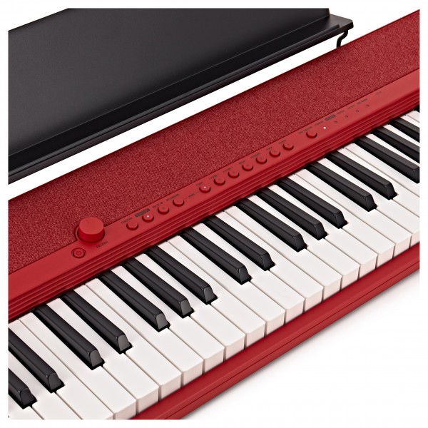 Casio CT-S1 Portable Keyboard, Red