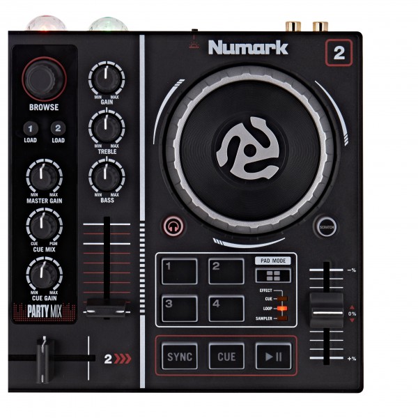 Numark PartyMix 2-kanałowy DJ kontroler | Gear4music