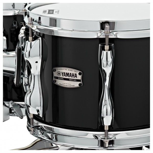 Yamaha Recording Custom 22" 4pc Shell Pack, Solid Black