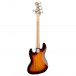 Squier Affinity Jazz Bass V LRL, 3-Color Sunburst back