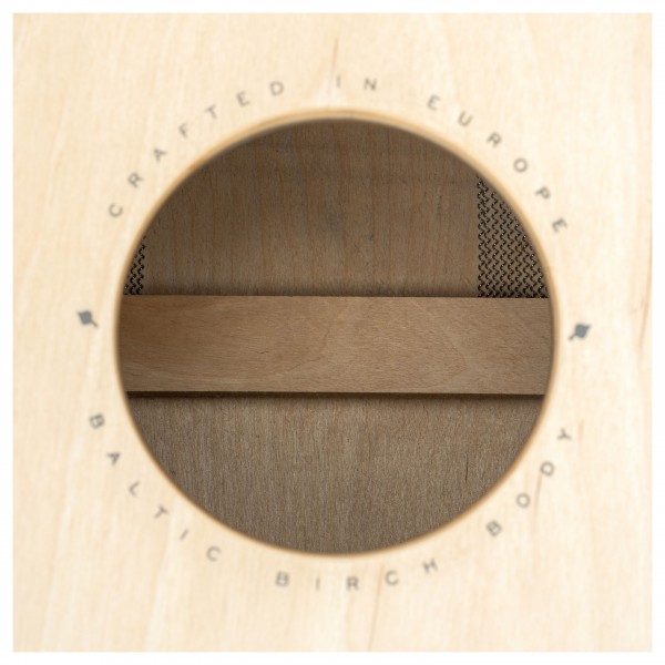 Meinl Snarecraft 100 Series Cajon, Green Burst - Sound Hole