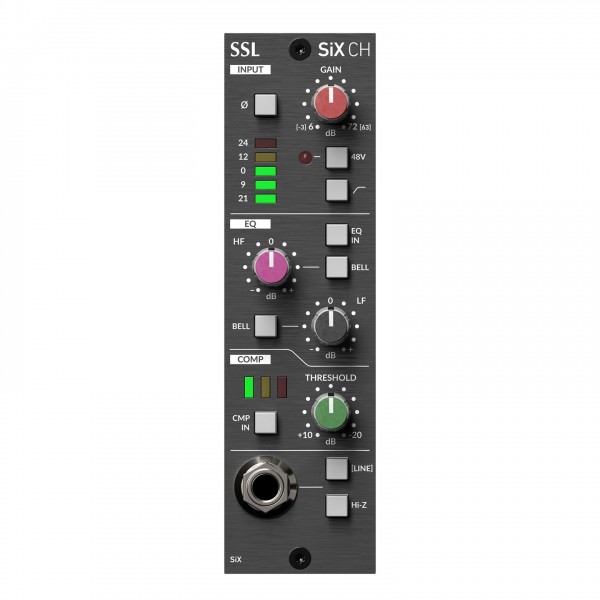 Solid State Logic SiX 500 Series Channel Strip - Front