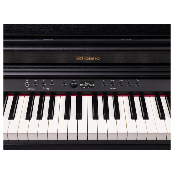 Roland RP701 Digital Piano, Contemporary Black Control Panel
