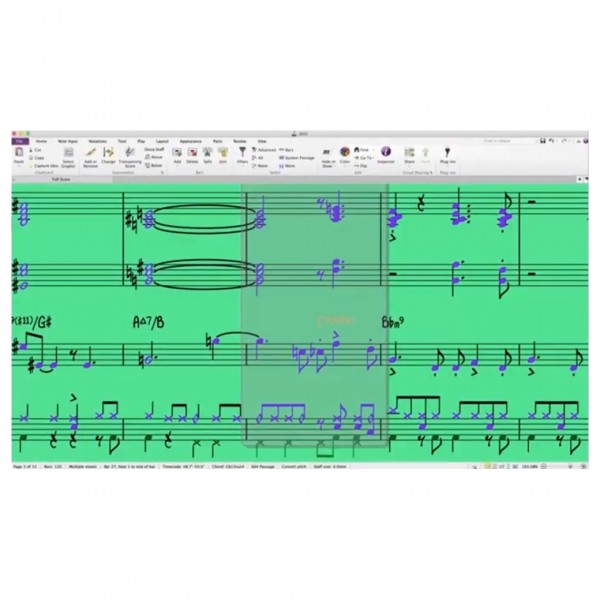 Sibelius Ultimate - Colour