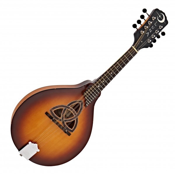  Luna Trinity A-Style Mandolin, Celtic Inlay