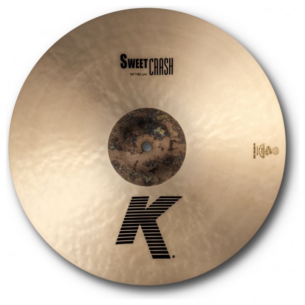 Zildjian K 16" Sweet Crash Cymbal Top Down