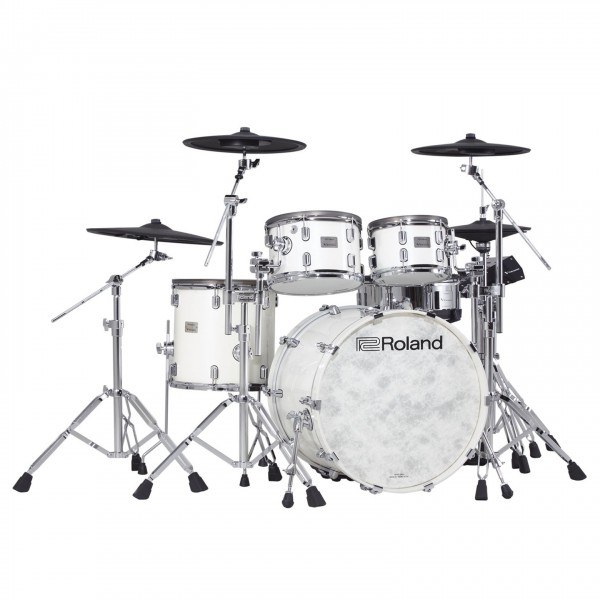 Roland VAD-706 V-Drums Acoustic Design Drum Kit, Pearl White