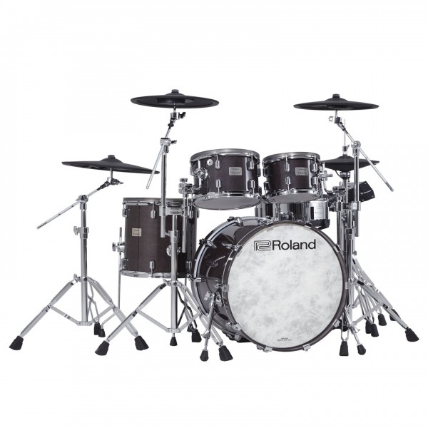 Roland VAD-706 V-Drums Acoustic Design Drum Kit, Gloss Ebony