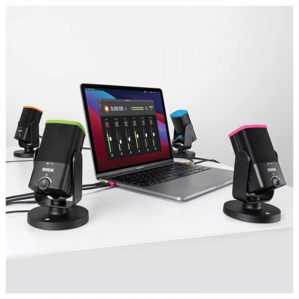 Rode NT-USB Mini Coloured Caps - Lifestyle 2