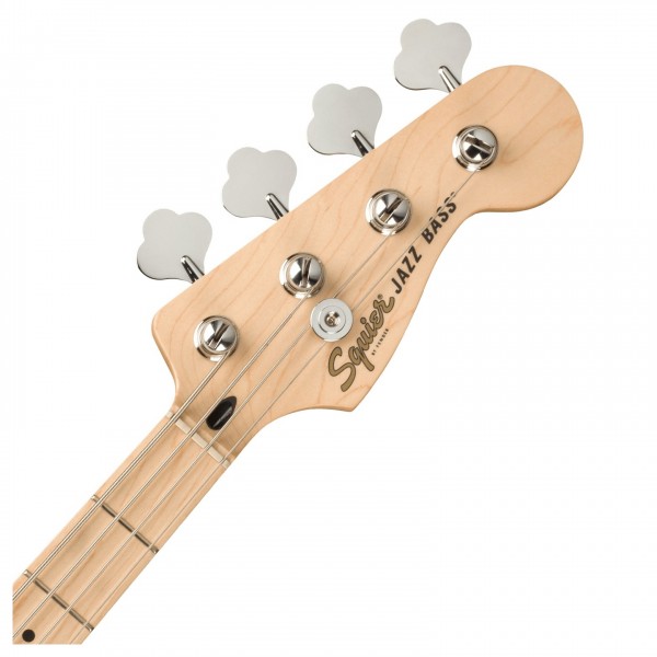 Squier Affinity Jazz Bass MN, Black - Headstock