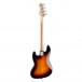 Squier Affinity Jazz Bass MN, 3-Color Sunburst - Back