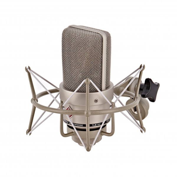 Neumann TLM 103 - In shock mount side view  