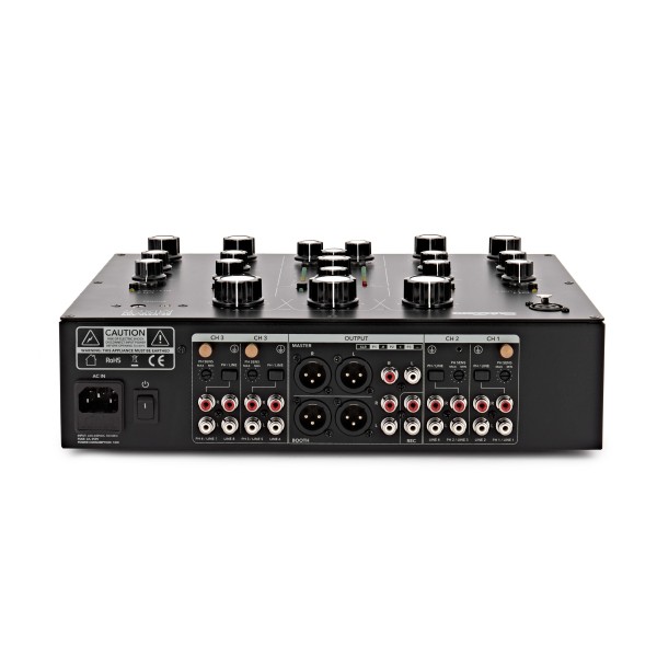 SubZero 4 Channel Rotary Knob DJ Mixer