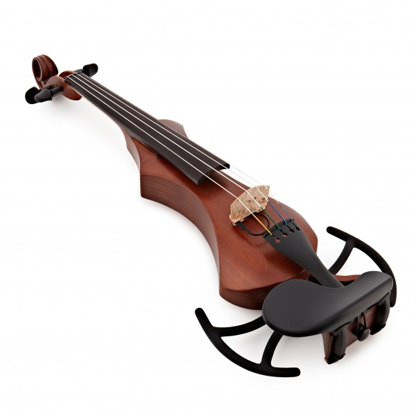 GEWA Novita 3.0 Electric Violin with adapter, Gold Brown