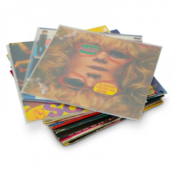 Lenco Record Outer Sleeve Pack, 50pcs - In Use