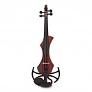 GEWA Novita 3.0 Electric Violin with adapter, Red Brown