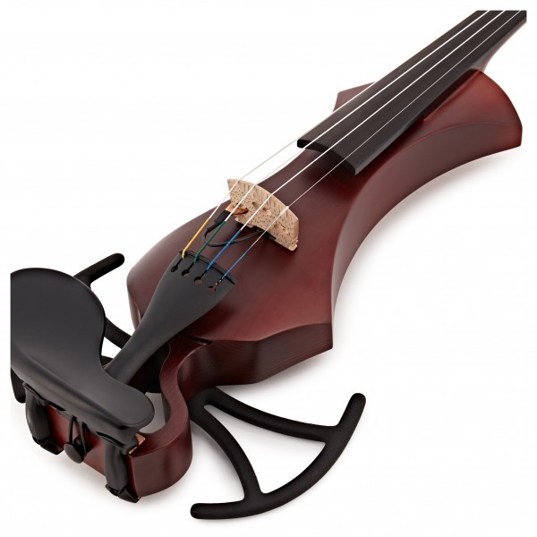 GEWA Novita 3.0 Electric Violin with adapter, Red Brown