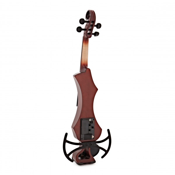 GEWA Novita 3.0 Electric Violin with adapter, Red Brown