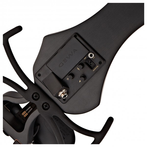 GEWA Novita 3.0 5 String Electric Violin with adapter, Black