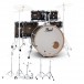 Pearl Decade Maple 22'' 6pc Drum Kit w/elementy konstrukcyjne, Satin Black Burst