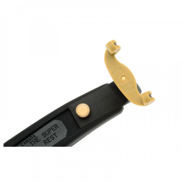 Kun Super Violin Shoulder Rest, 4/4 Size, Black