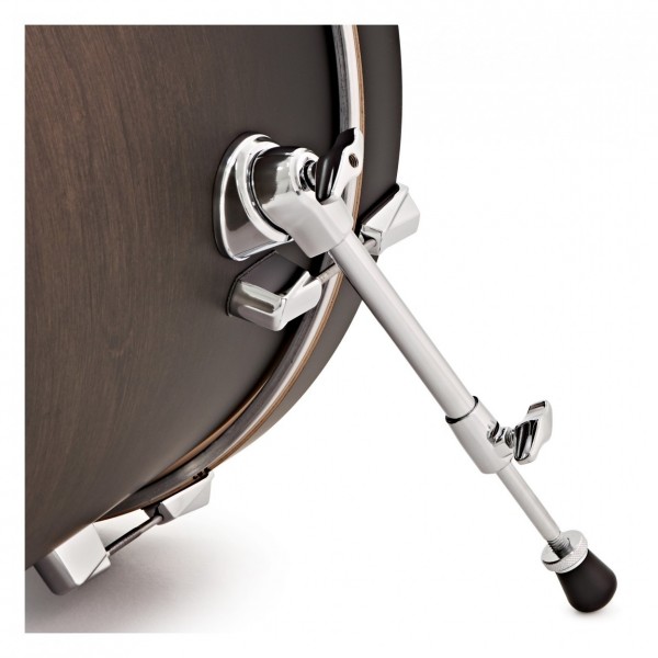 Pearl Decade Maple 22'' 6pc Drum Kit w/Hardware, Satin Black Burst - Bass Drum Spur