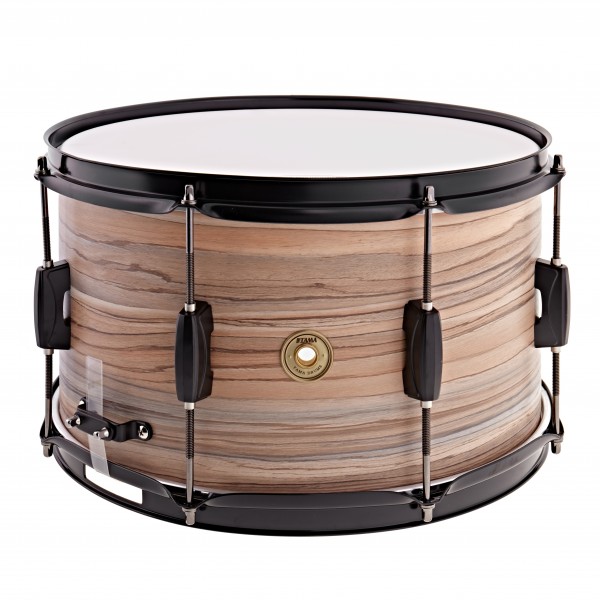 Tama Woodworks 14" x 8" Snare Drum, Natural Zebrawood Wrap