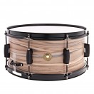 Tama Woodworks 14" x 6.5" Snare Drum, Natural Zebrawood Wrap