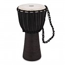 Meinl Headliner S&eacute;rie Djemb&eacute; en Bois Avec Cordes Pr&eacute;-Tendues - Black River S&eacute;rie - Medium