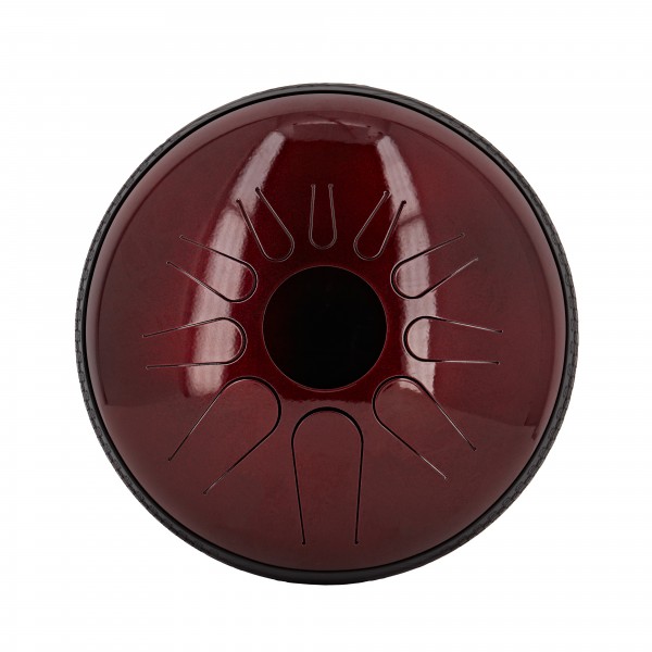 Idiopan Dominus 14'' Steel Tongue Drum, Ruby Red