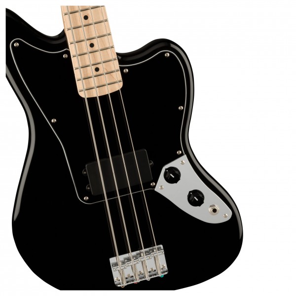 Squier Affinity Jaguar Bass H MN, Black Angle