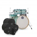 Mapex Armory 22'' LA Fusion 5pc Shell Pack w/Bag Set, Ultra Marine