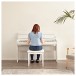 DP-12 Compact Digital Piano by Gear4music + Stool Pack, White