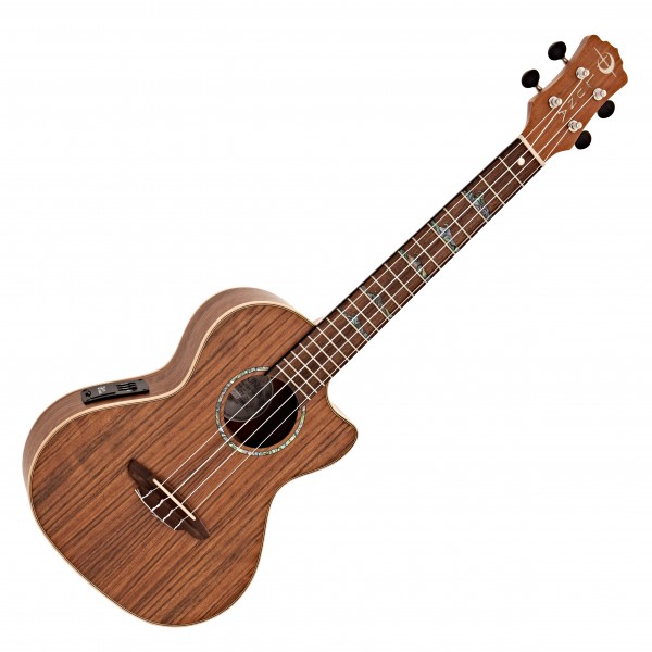 Luna High Tide Tenor Electro Ukulele, Ovangkol