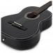 Classical Guitar, Black, by Gear4music