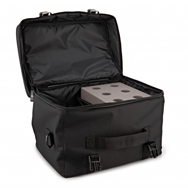 6 Microphone Bag with Accessory Pockets by Gear4music