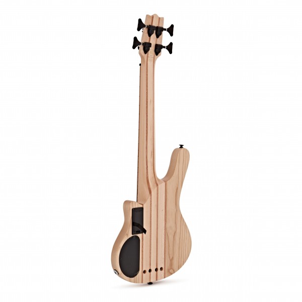 Mahalo Solid Electric Bass Ukulele, Natural