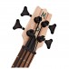 Mahalo Solid Electric Bass Ukulele, Natural