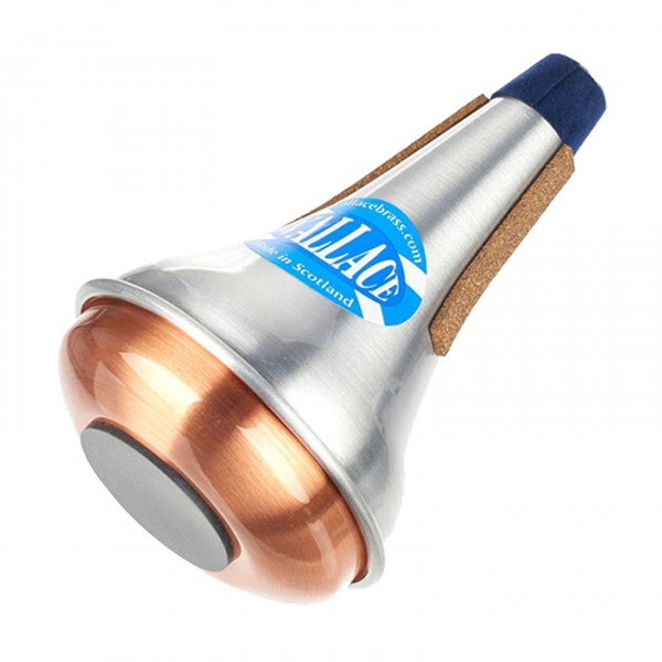 Wallace Piccolo Trumpet Straight Mute, Copper Bottom, Side