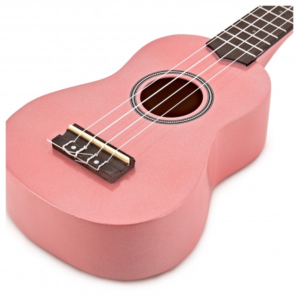 Stagg Soprano Ukulele & Bag, Lips Red