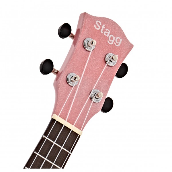 Stagg Soprano Ukulele & Bag, Lips Red