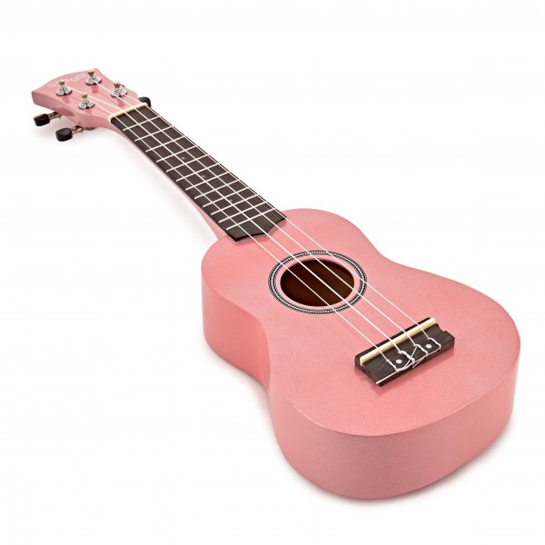 Stagg Soprano Ukulele & Bag, Lips Red