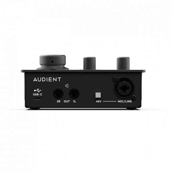 Audient iD4 MK Two - Rear Connectivity View 
