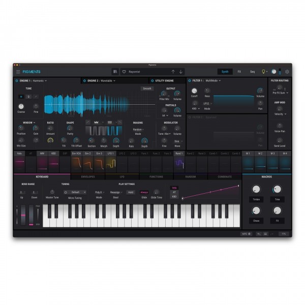 Arturia Pigments 3 Polychrome Software Synthesizer - Harmonics